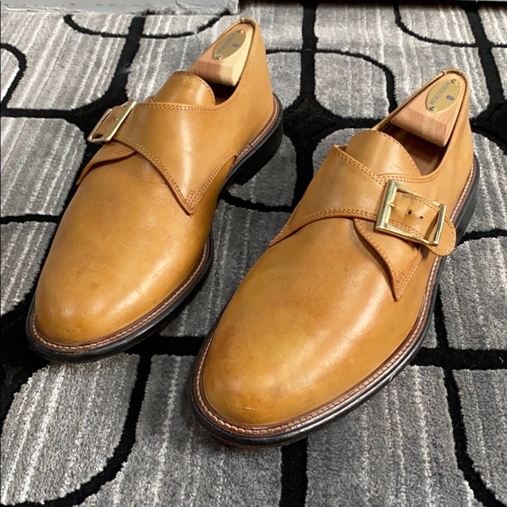 Men’s handmade leather shoes purchased in Italy